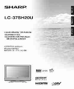 Sharp Flat Panel Television LC 37SH20U-page_pdf